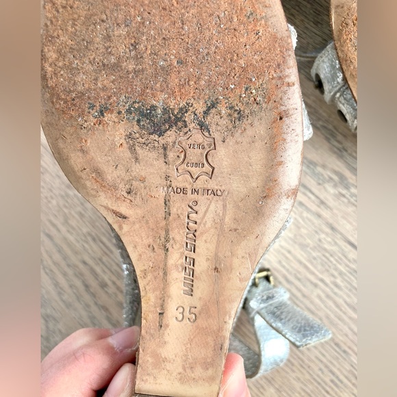 Miss Sixty Wedge Sandals - Silver - 35 - Picture 10 of 11